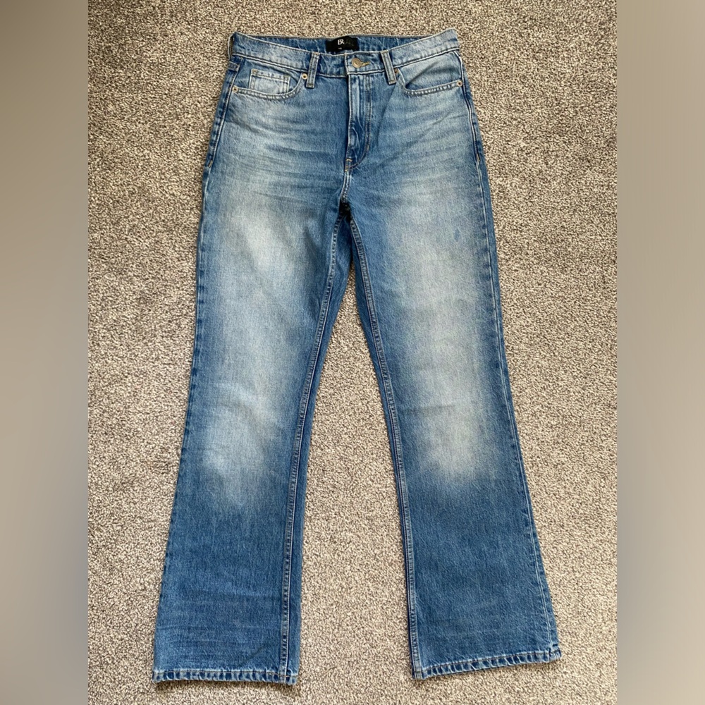 Banana Republic Classic Light Blue High-rise Straight Leg Jeans (28)